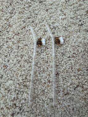 Glass Bee Straws Anthropologie